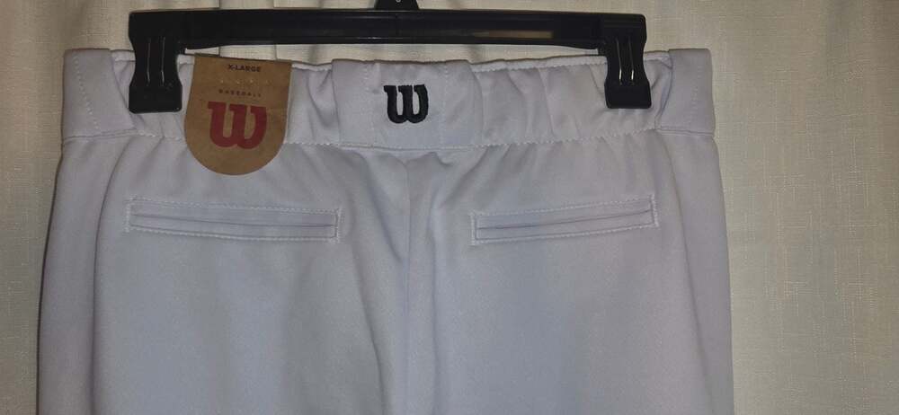 Wilson Youth Relaxed Fit Open Bottom Baseball Pants White Size YXL - Picture 3 of 5